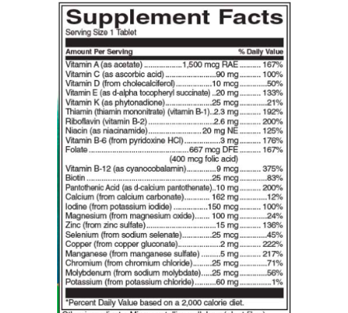 Multi whith out Iron Century Formula - 130tabs Multi whith out Iron Century Formula - 130tabs
