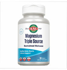 Магній KAL Magnesium Sustained Release Triple Source 500мг - 100 таблеток