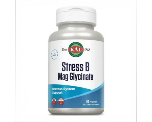 Стрес B Магнієм і гліцинатом Stress B Magnesium Glycinate - 60 капсул