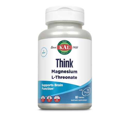 Магний L-треонат для мозга Think Magnesium 2000mg - 60 таблеток