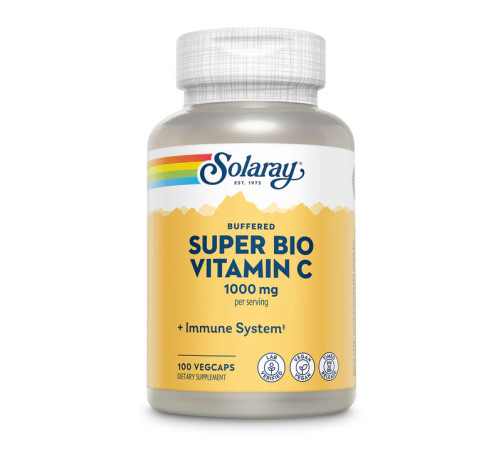 Супер Біо Вітамін С (Super Bio Vitamin C) 1000мг - 100 капсул Супер Біо Вітамін С (Super Bio Vitamin C) 1000мг - 100 капсул