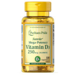 Вітамін Vitamin D3 250мкг (10000 IU) Mega-Potency - 100 капсул