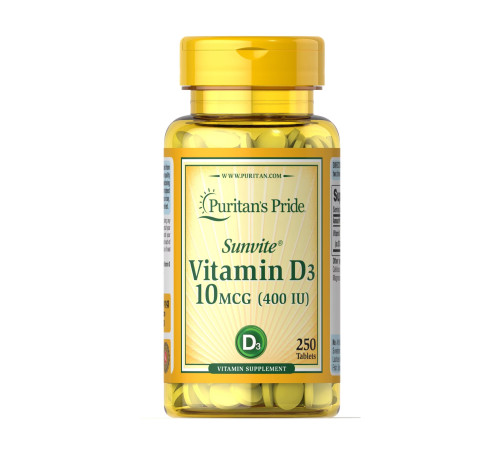 Вітамін Vitamin D3 10мкг (400 IU) - 100 таблеток