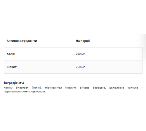 Cholina FCC Inozytol-90caps