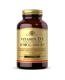 Вітамін Vitamin D3 (Cholecalciferol) 10mcg (400 IU) - 250 капсул