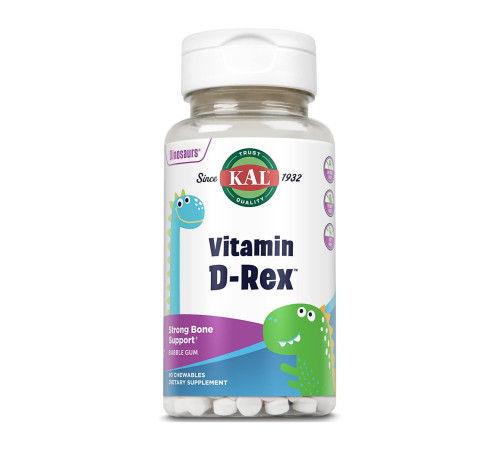 Вітамін Vitamin D-Rex 10мкг - 90 жувальних жуйок