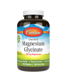 Дієтична добавка Chelated Magnesium Glycinate - 180 таблеток