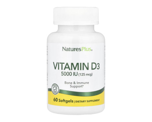 Вітамін D3 / Vitamin D3 5000 IU - 60 капсул