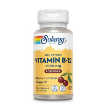 Вітамін Vitamin B-12 5000мкг - 30 таблеток. Натуральна вишня