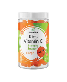 Дитячі вітамніи Kids Vitamin C Gummies - 60 жувальних цукерок (Апельсин)