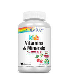 Дитячі вітаміни та мінерали Kids Vitamins & Minerals - 120 жувальних таблеток (Чорна вишня)