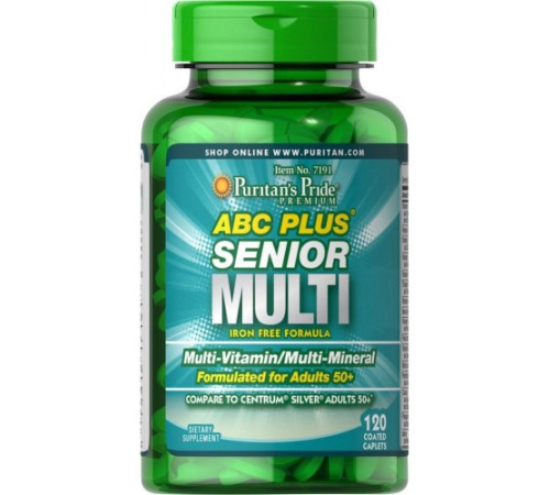 ABC PLUS Senior Multivitamin - 120tabs ABC PLUS Senior Multivitamin - 120tabs