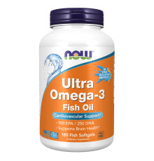 Ультра омега Ultra Omega-3 FO 500/250 Fish Gelatin - 180 капсул