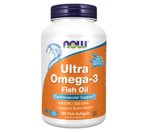 Ультра омега Ultra Omega-3 FO 500/250 Fish Gelatin - 180 капсул