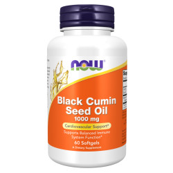 Black Cumin Seed Oil Now Foods - 1,000mg - 60 sgels
