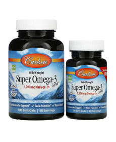 Дієтична добавка Super Omega-3 Gems - 100+30 Softgels