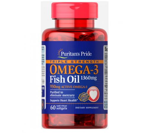 Omega-3 Triple Strength 1360mg - 60caps