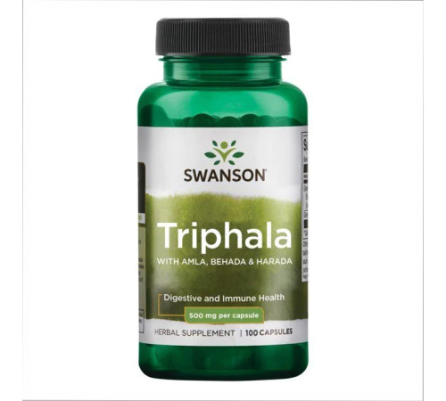 Трифала Triphala 500мг - 100 капсул