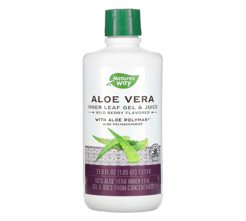 Гель і сік Aloe Vera Gel & Juice (Ягідний) - 1000 мл