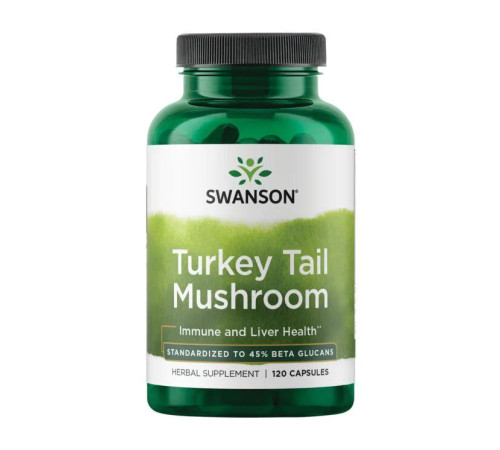 Гриб трутовик Turkey Tail Mushroom 500мг - 120 капсул