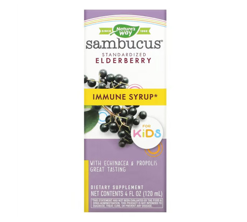 Sambucus Immune Syrup For Kids Nature's Way - 4 oz Sambucus Immune Syrup For Kids Nature's Way - 4 oz