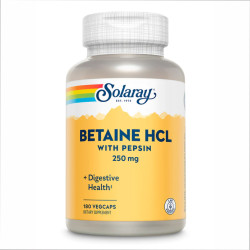 Betaine HCl 250mg - 180 vcaps