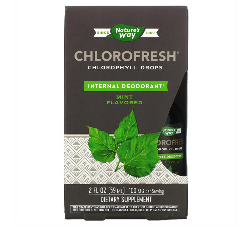 Хлорофіл (Chlorofresh® Mint 40X Liquid) - 2 унцій