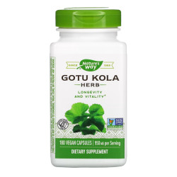 Рослина готу кола (Gotu Kola Herb) - 180 капсул