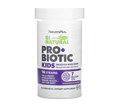 Пробіотики для дітей - Gi Natural Probiotic Kids 30 жувальних таблеток