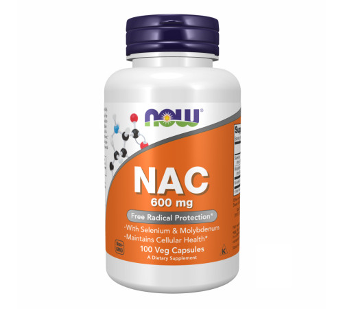 N-ацетилцистеїн NAC-Acetyl Cysteine 600мг - 100 капсул