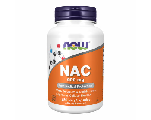 N-ацетилцистеїн Nac-Acetyl Cysteine 600мг - 250 капсул