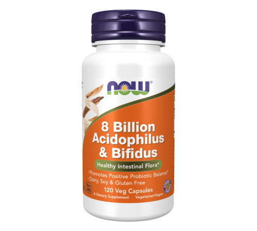 Пробіотики 8 Billion Acidophilus & Bifidus - 120 капсул