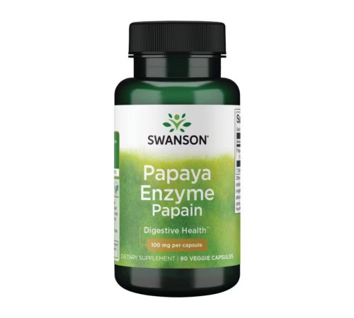 Papaya Enzyme Papain 100 mg - 90veg caps Papaya Enzyme Papain 100 mg - 90veg caps