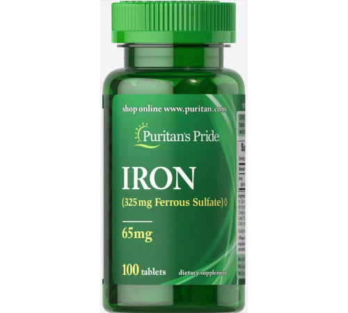 Iron Ferrous Sulfate 65 mg - 100 Tablets Iron Ferrous Sulfate 65 mg - 100 Tablets