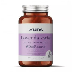 Lawenda Kwiat UNS Vitamins 400mg -60caps