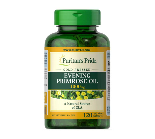 Олія примули вечірньої (Evening Primrose Oil 1000мг with GLA) 120 капсул
