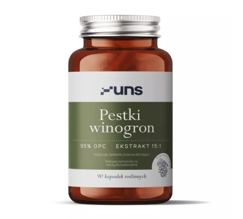 Pestki winogron UNS Vitamins - 90 caps Pestki winogron UNS Vitamins - 90 caps