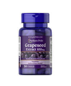 Екстракт виноградних кісточок (Grapeseed Extract) 100мг - 50капсул