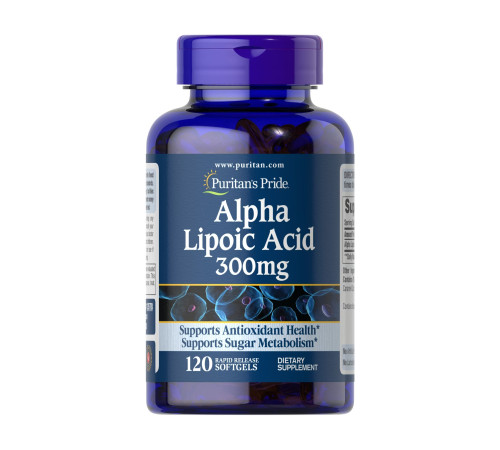 Альфа-ліпоєва кислота (Alpha Lipoic Acid) 300мг - 120 капсул Альфа-ліпоєва кислота (Alpha Lipoic Acid) 300мг - 120 капсул