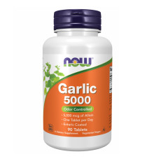 Garlic 5000 Enteric Now Foods - 90 tabs