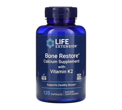Вітаміни для кісток Bone Restore with Vitamin K2 - 120 капсул Вітаміни для кісток Bone Restore with Vitamin K2 - 120 капсул