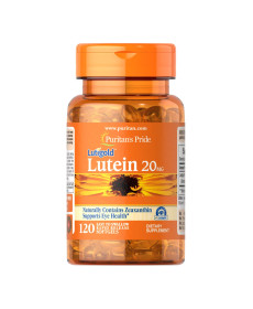 Лютеїн із зеаксантином Lutein 20мг with Zeaxanthin - 60 капсул