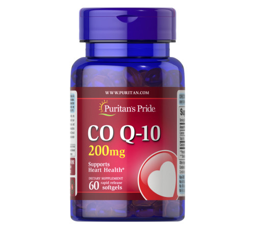 Q-SORB™ Co Q-10 200 mg - 60 Rapid Release Softgels Q-SORB™ Co Q-10 200 mg - 60 Rapid Release Softgels