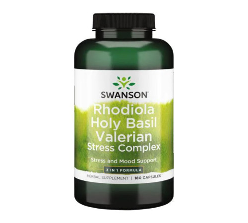 Rhodiola Holy Basil Valerian stress Complex - 180caps Rhodiola Holy Basil Valerian stress Complex - 180caps