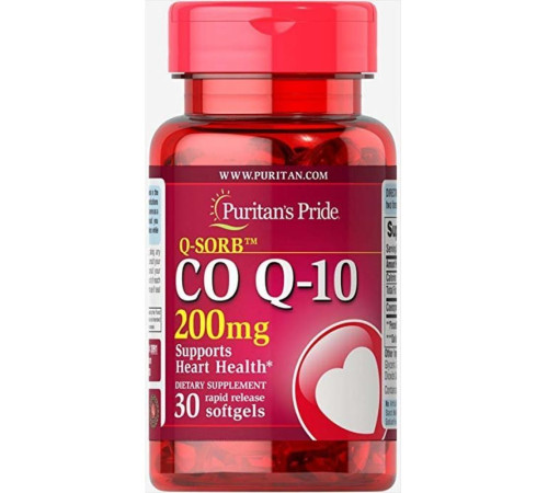 Коензим Q-10 (Q-SORB™ Co Q-10) 200мг - 30 капсул Коензим Q-10 (Q-SORB™ Co Q-10) 200мг - 30 капсул