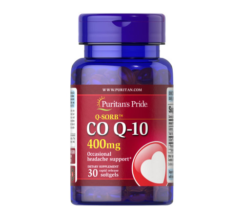 Коензим Q-10 (Q-SORB™ Co Q-10) 400мг - 30 капсул