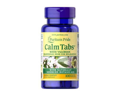 Calm Tabs Valerian Passion Flower Hops - 100tabs