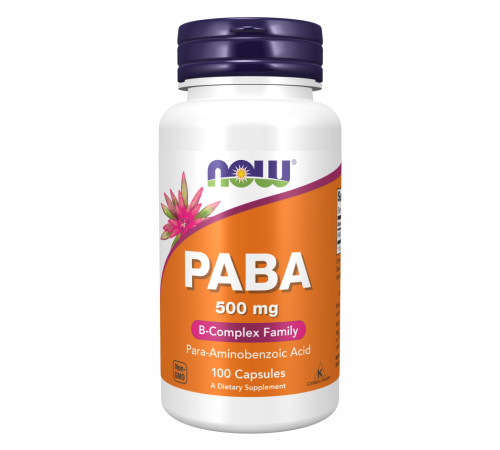 PABA Now Foods 500mg - 100 caps