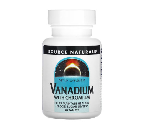 Ванадій з хромом - Vanadium with Chromium - 90 таблеток Ванадій з хромом - Vanadium with Chromium - 90 таблеток