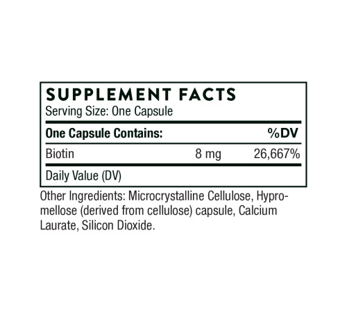 Біотин Thorne Biotin-8 - 60 капсул Біотин Thorne Biotin-8 - 60 капсул